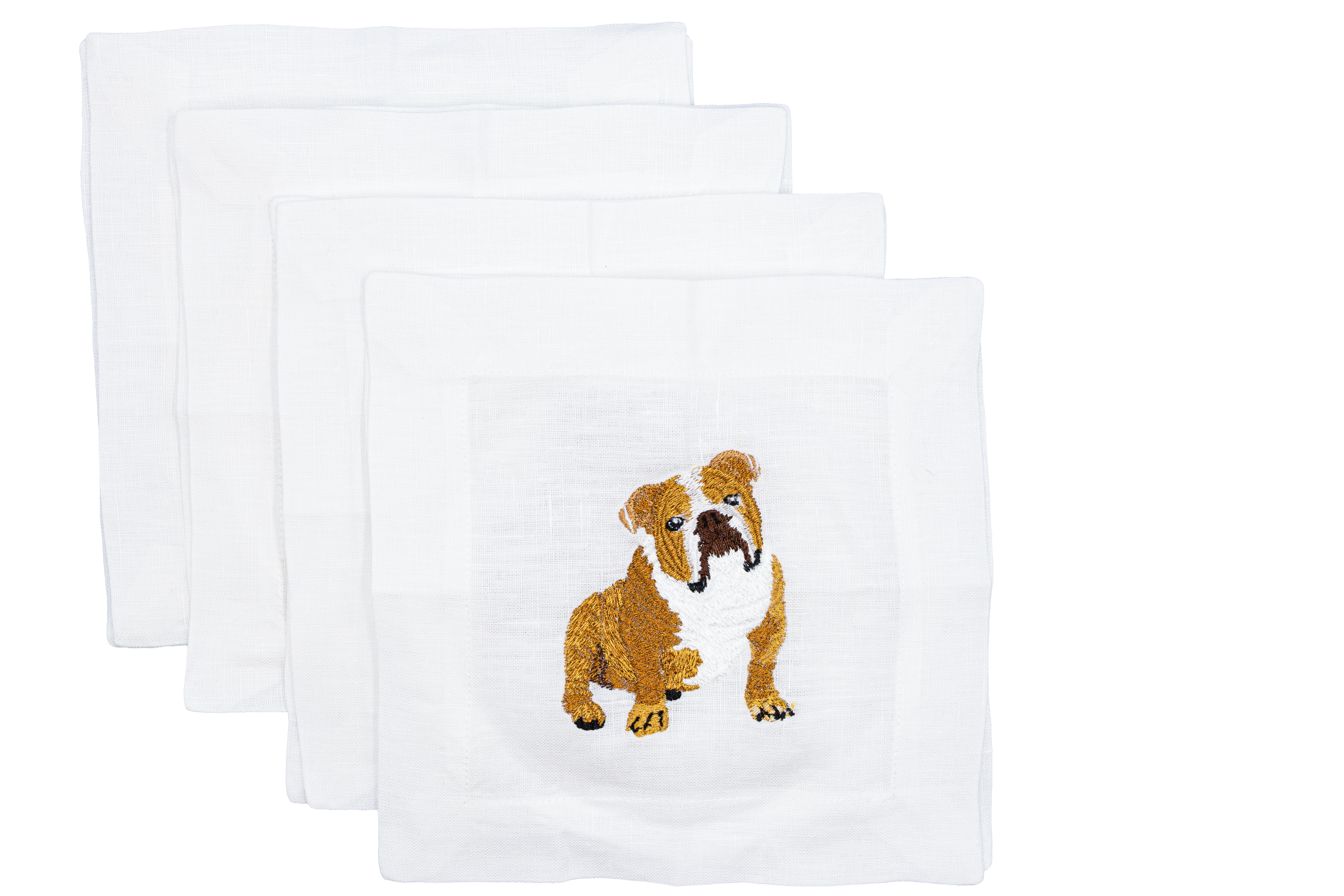 English Bulldog Cocktail Napkins