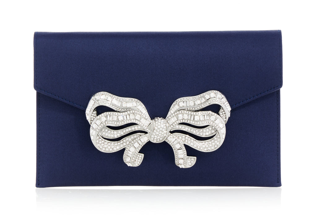 Bow Elegant Vintage Jacquard Cosmetic Bag Women's Clutch Bag - Temu