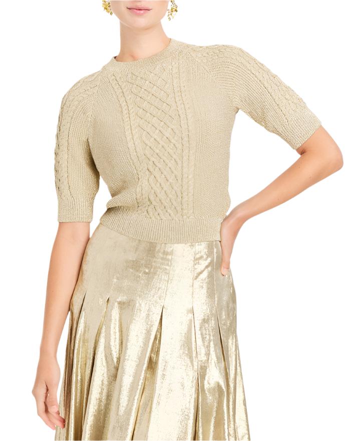 Enya Sweater in Champagne Knit