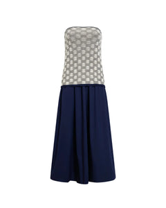Erika Dress in Maritime Blue Multi