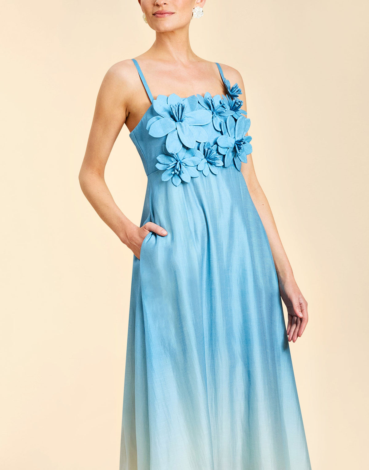 Esperanza Gown in Marina Ombré