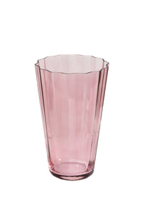 Estelle Colored Sunday Vase in Rose