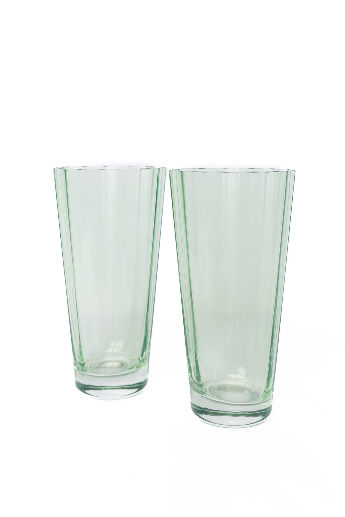 Estelle Colored Sunday High Balls, Set of 2 in Mint Green