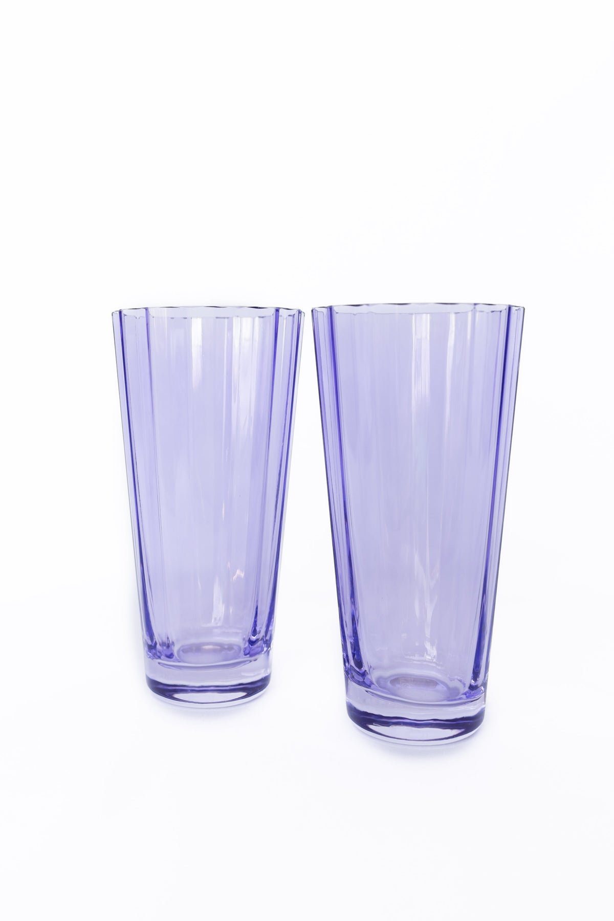 Estelle Colored Sunday High Balls, Set of 2 in Lavender