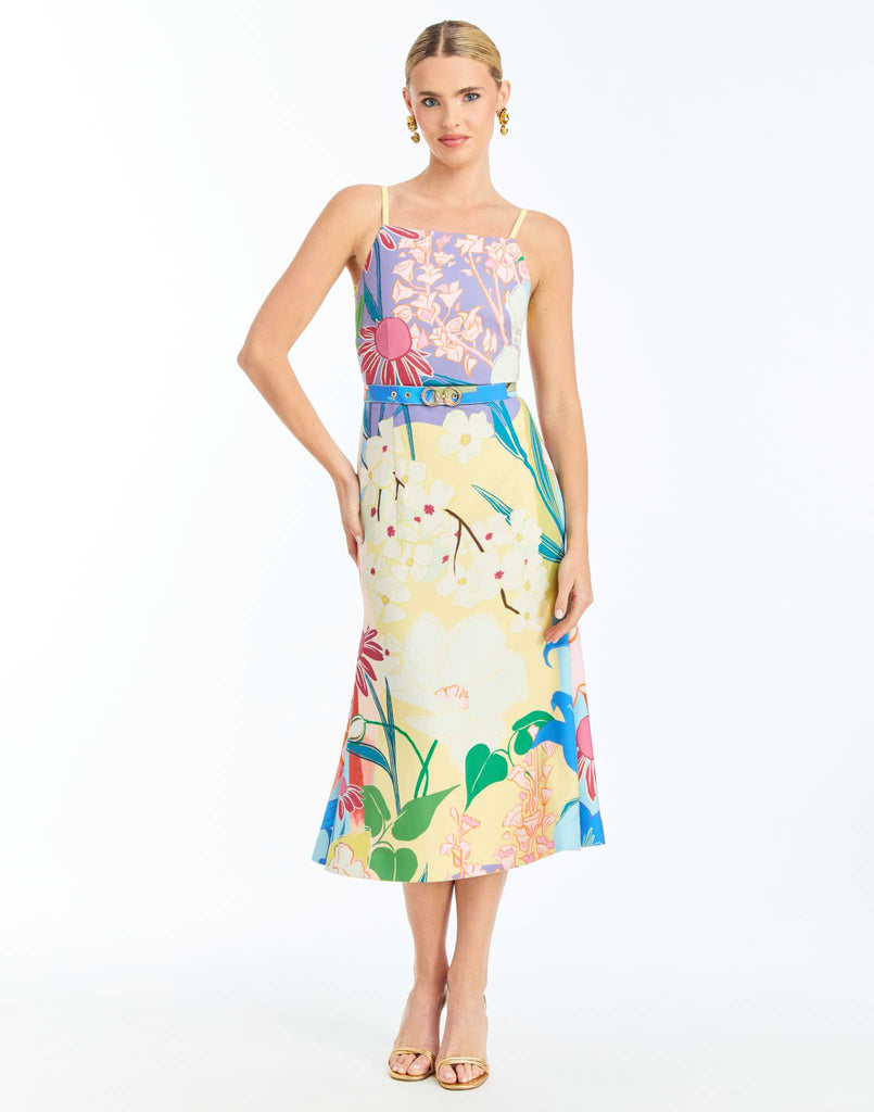 Eugenia Convertible Midi Dress 10 / Floral Buttercream Eugenia Convertible Midi Dress 10 / Floral Buttercream