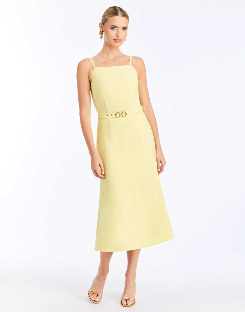 Eugenia Convertible Midi Dress 10 / Floral Buttercream