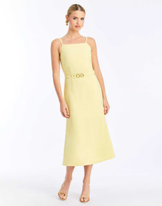 Eugenia Convertible Midi Dress in Floral Buttercream