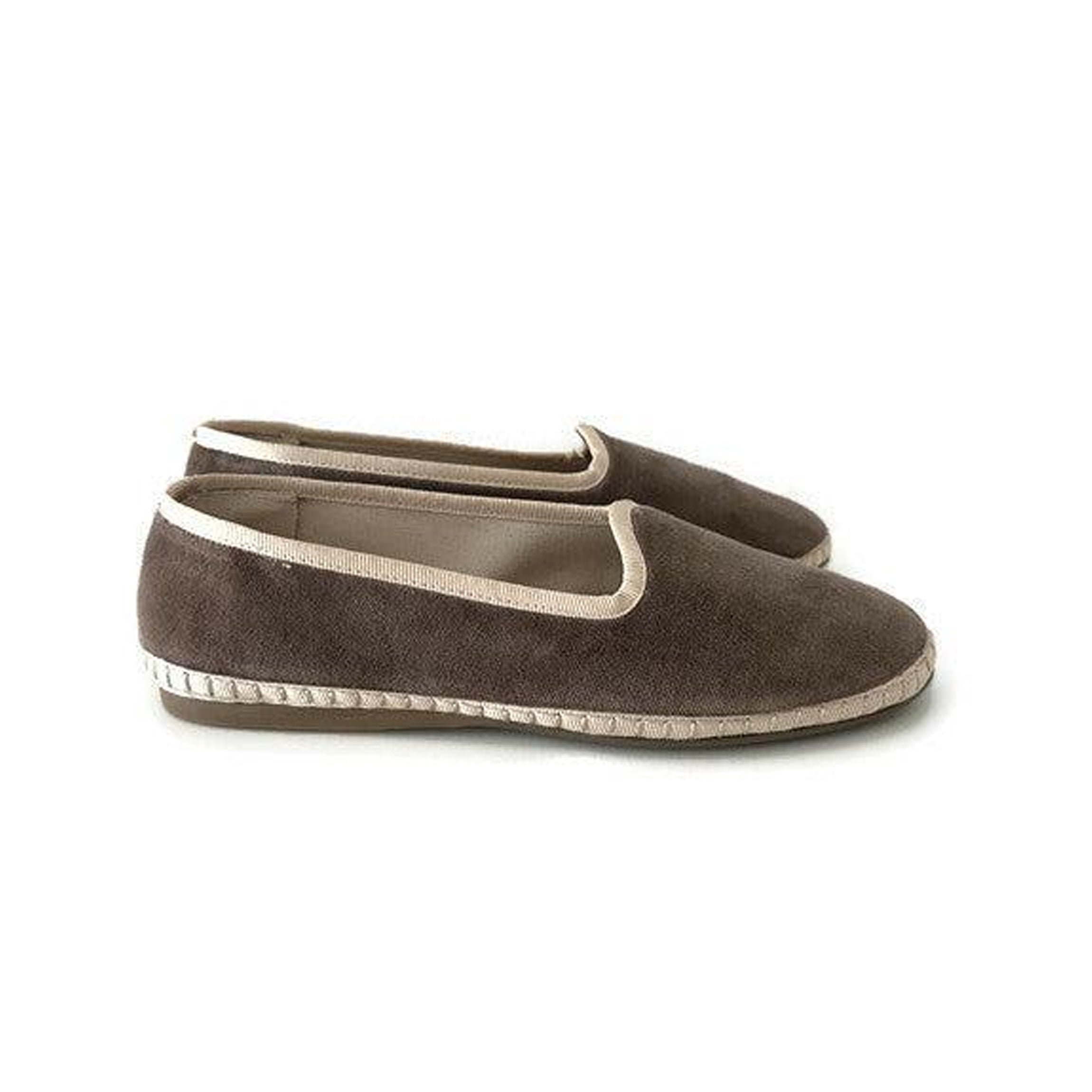 Eva in Velvet Taupe