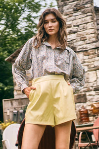 Evangeline Shirt - Made with Liberty Fabric in Katie and Millie