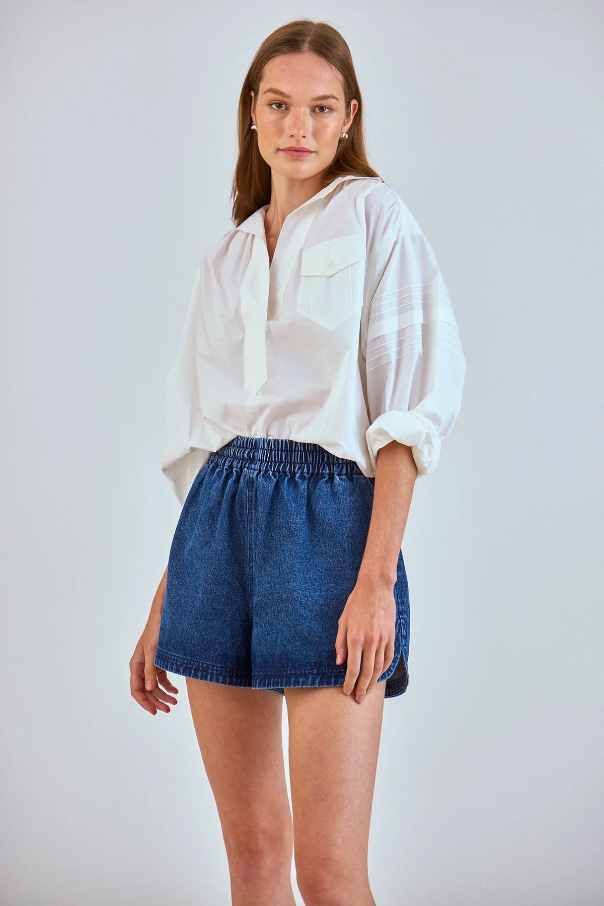 Courtland Short in Harbor Denim