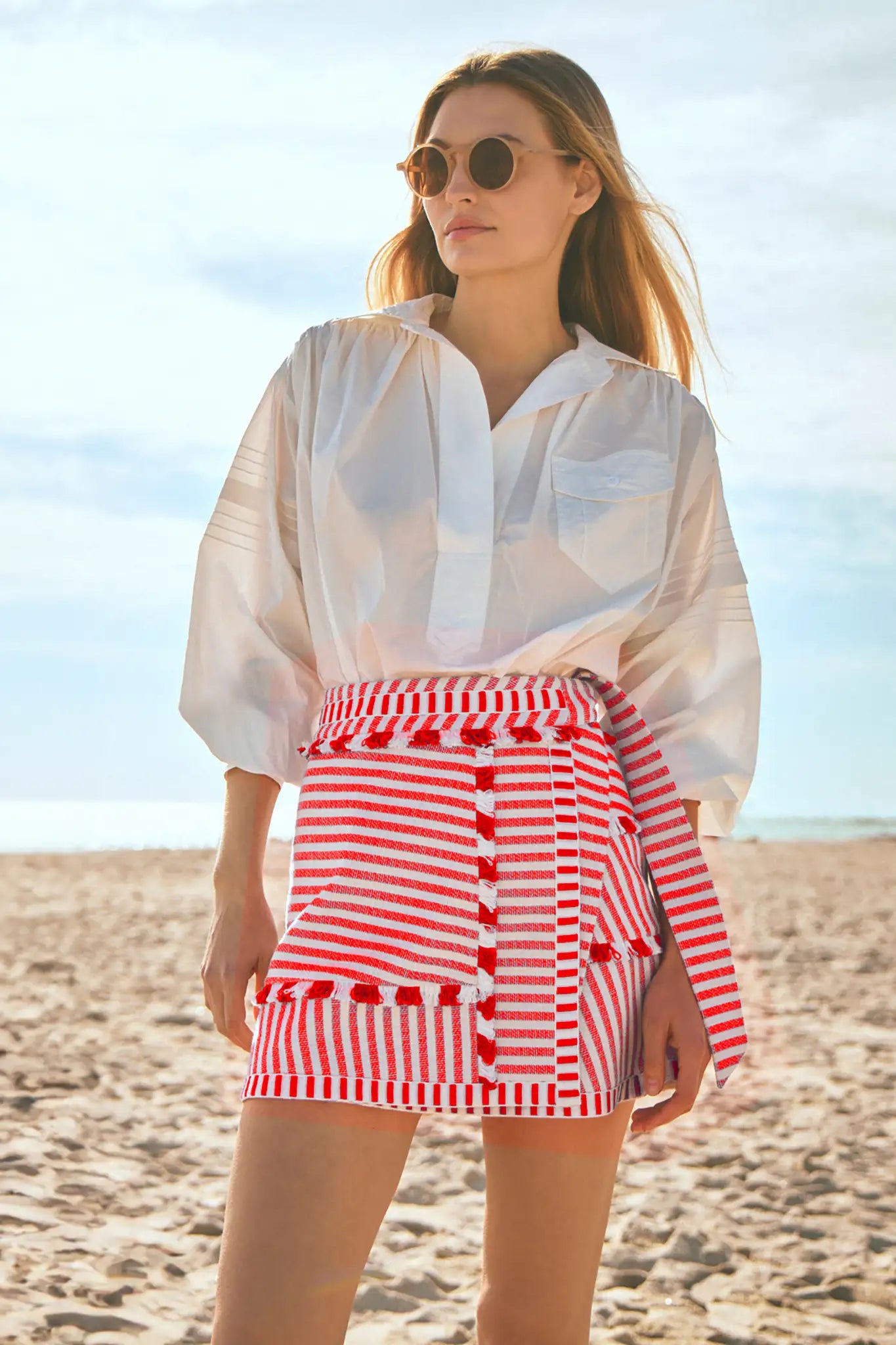 Evangeline Shirt in White