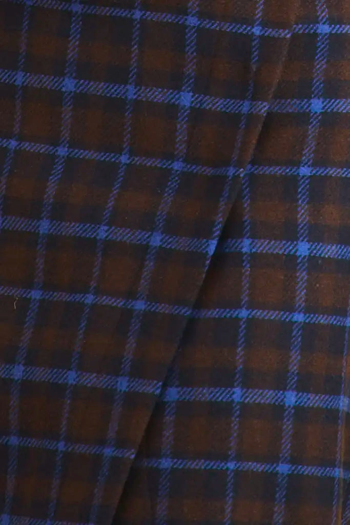 Manor Wrap Skirt in Aspen Plaid