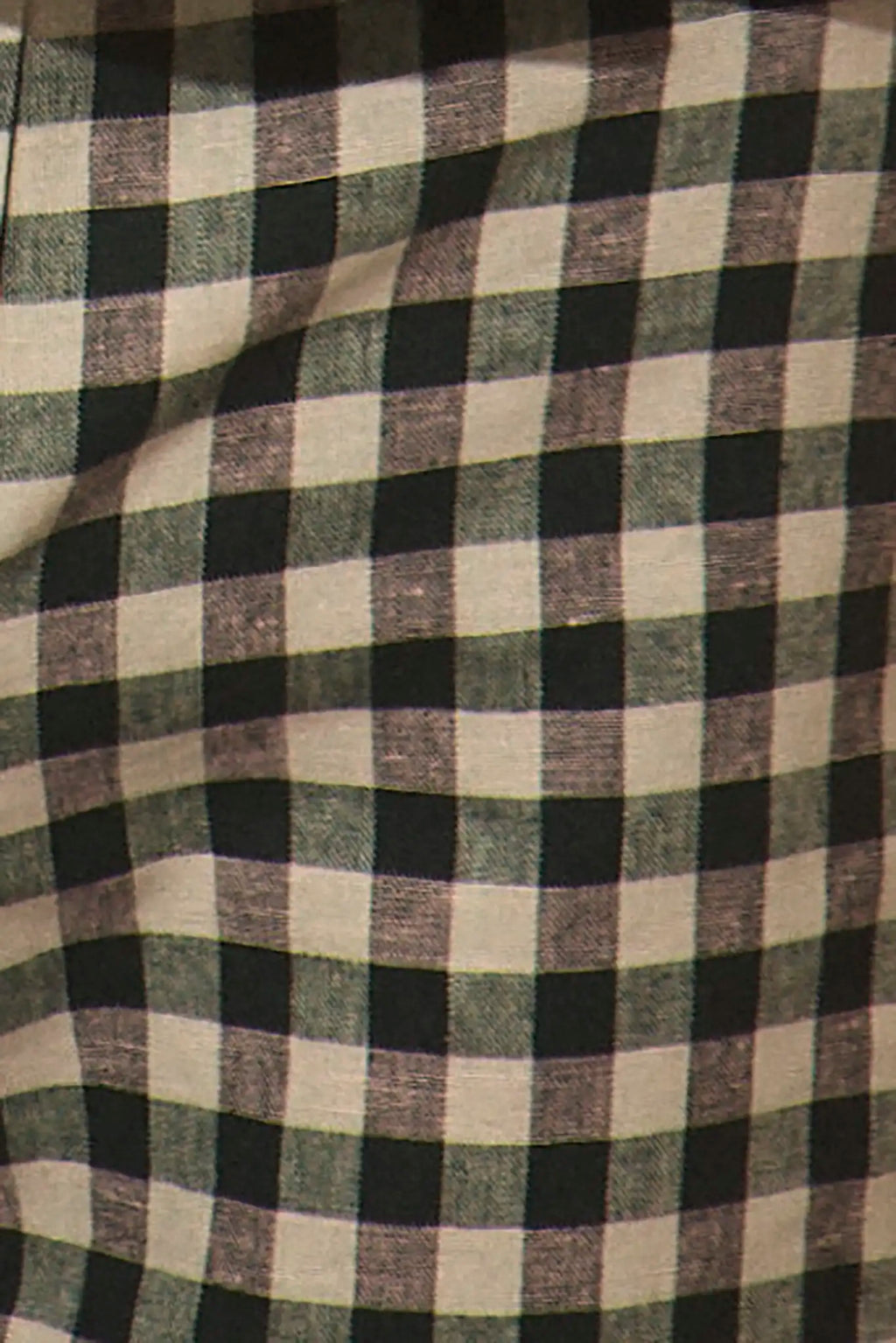 Close up of the Juno Pants in Hamilton Check. 
