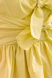 Close up of the Everly Top in Lemon Meringue.