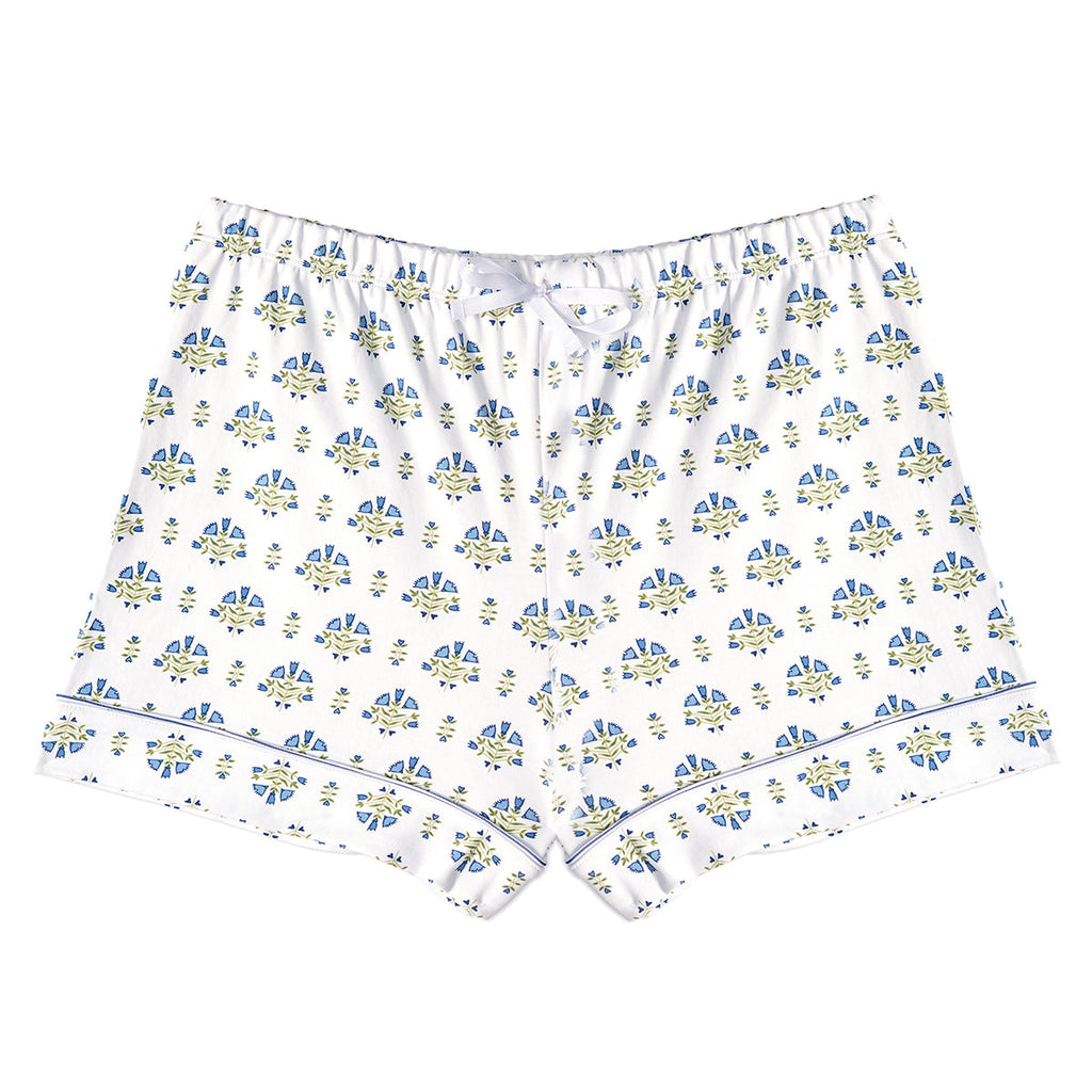 Posy Floral Block Women's Button Front Short Pajama Set