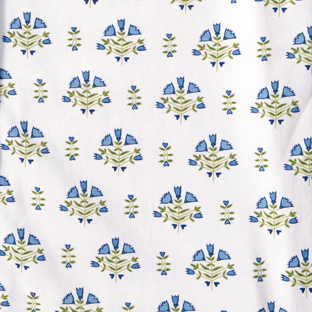 Posy Floral Block Women's Button Front Short Pajama Set