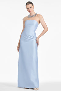 Irina Gown in Glacial Blue