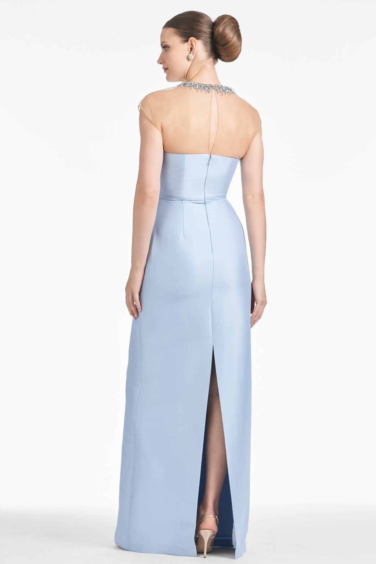 Irina Gown in Glacial Blue