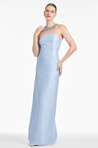 Irina Gown in Glacial Blue