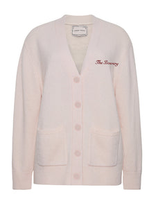 Bowery Oversized Cardigan RTW LINGUA FRANCA NYC Pale Pink XS
