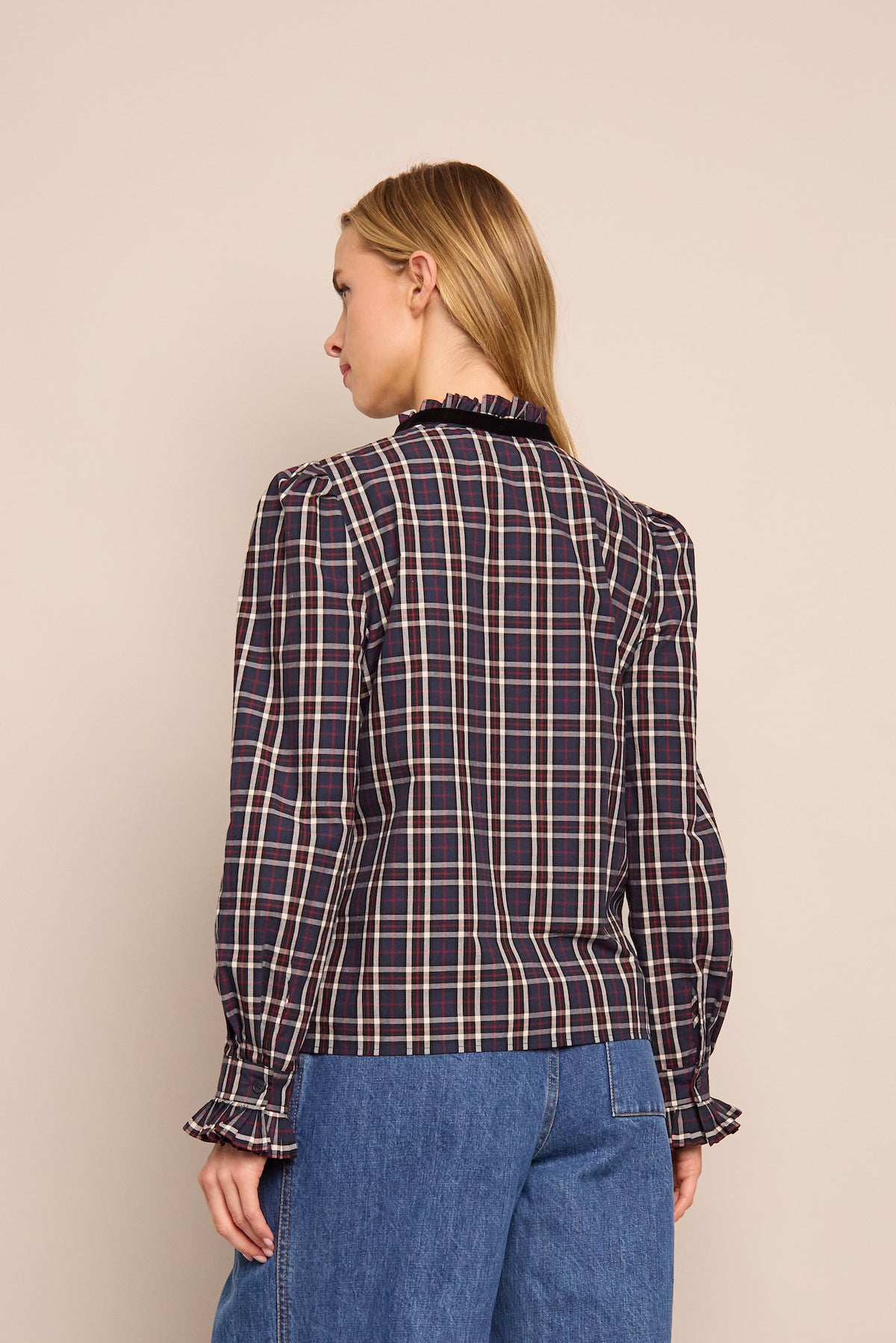 Pia Shirt in Elodie Tartan
