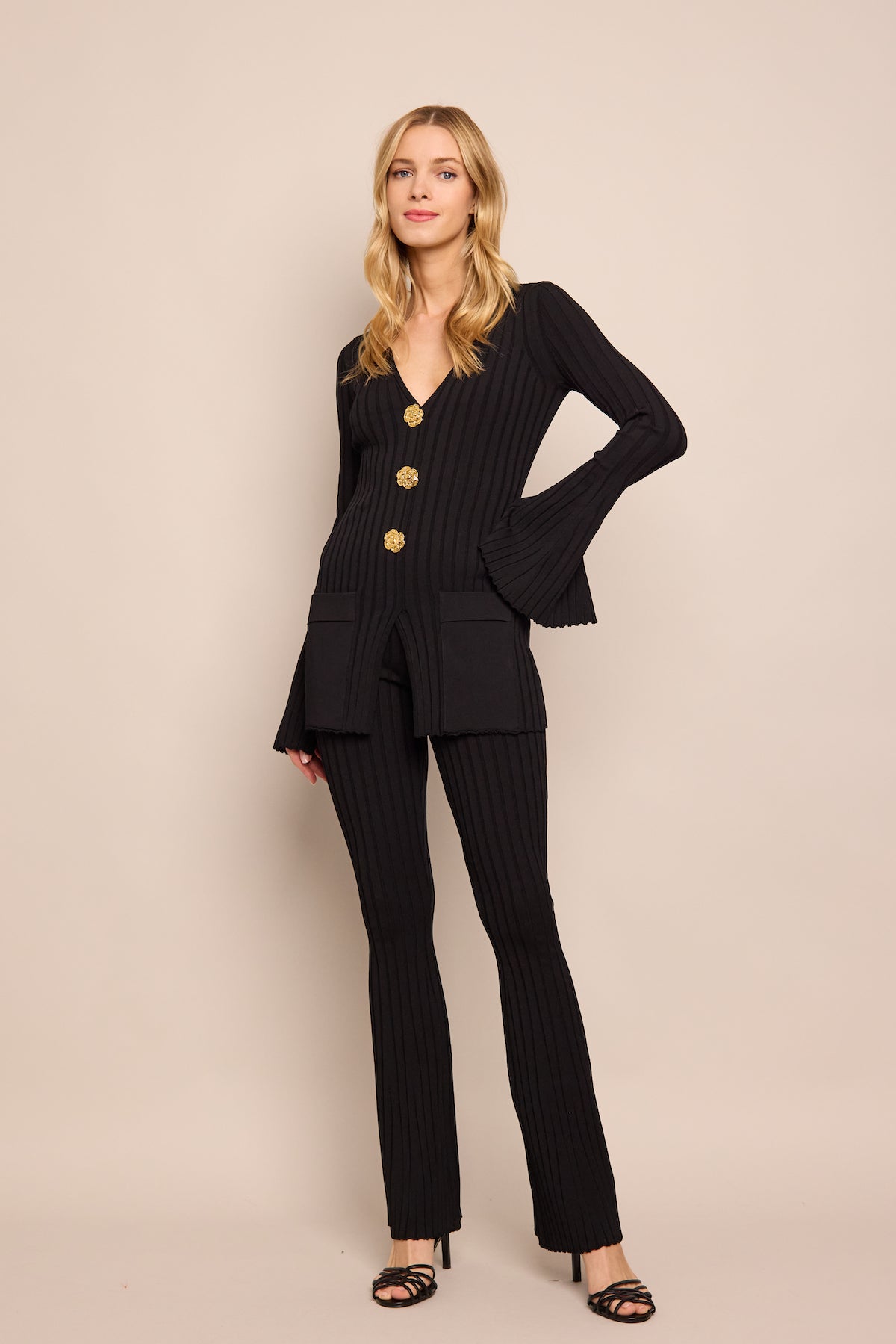 Stella Pants in Black Knit