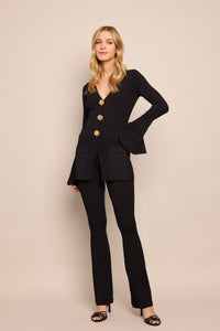 Stella Pants in Black Knit