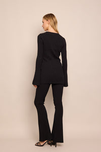 Stella Pants in Black Knit