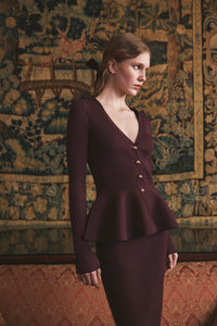 Jocelyn Skirt in Wine