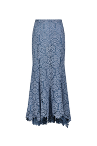 Chenille Lace Skirt in Oxford