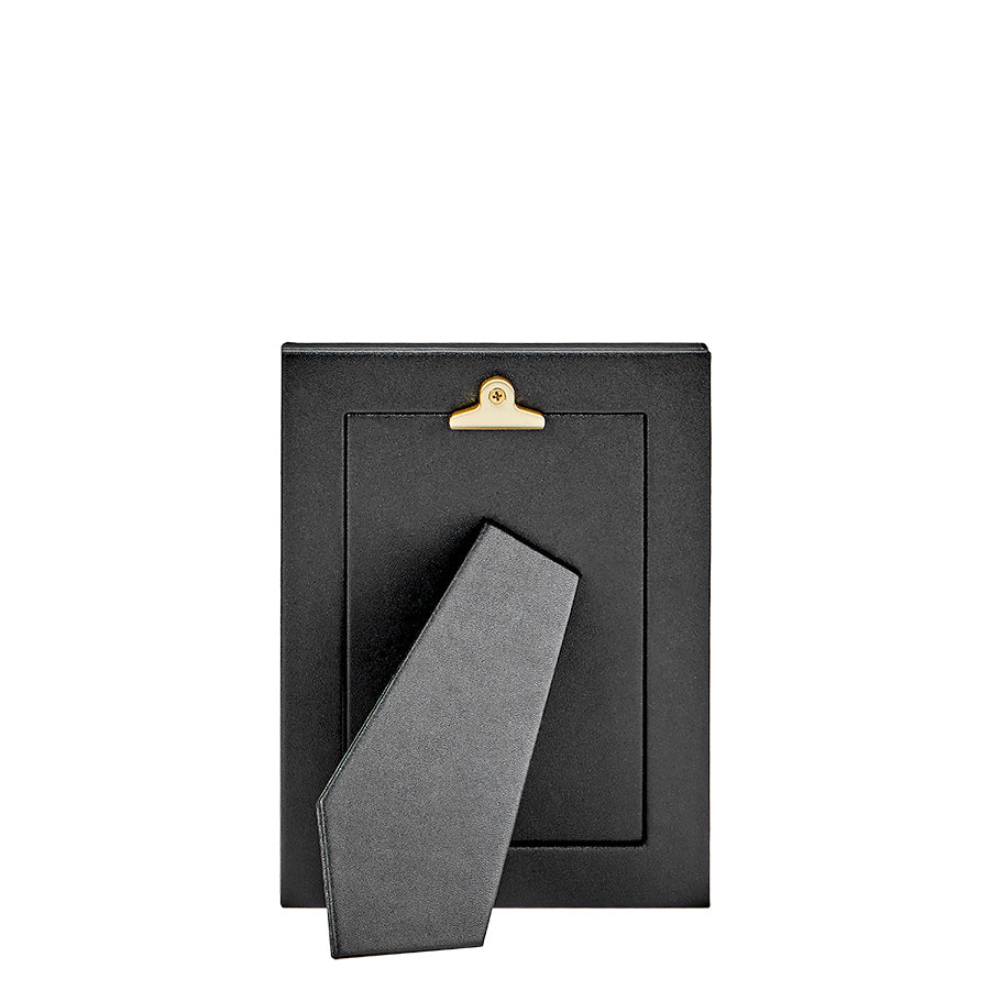 4" x 6" Studio Frame in Slate Blue Pebble Grain Leather