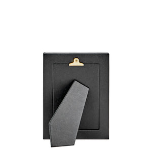 4" x 6" Studio Frame in Wine Pebble Grain Leather