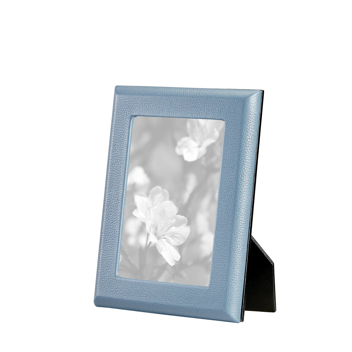 5" x 7" Studio Frame in Slate Blue Pebble Grain Leather