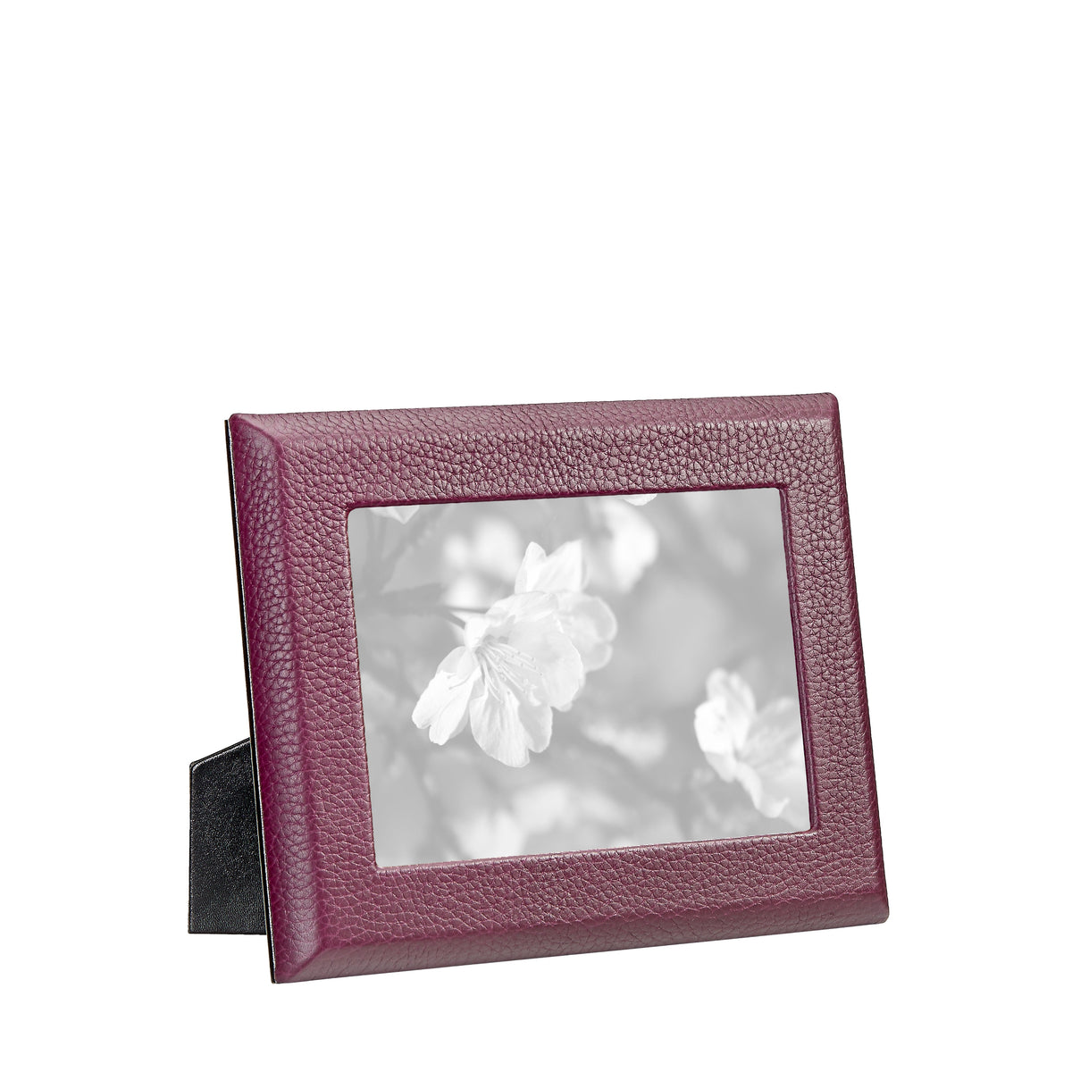 5" x 7" Studio Frame in Wine Pebble Grain Leather