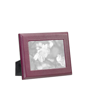 5" x 7" Studio Frame in Wine Pebble Grain Leather