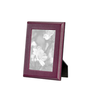 5" x 7" Studio Frame in Wine Pebble Grain Leather