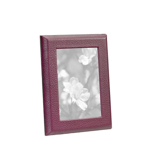 5" x 7" Studio Frame in Wine Pebble Grain Leather