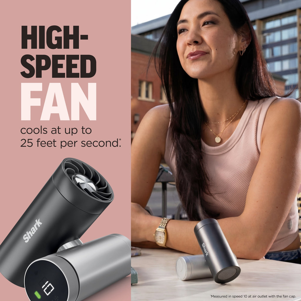 Shark ChillPill 3-in-1 Personal Cooling System, Carbon