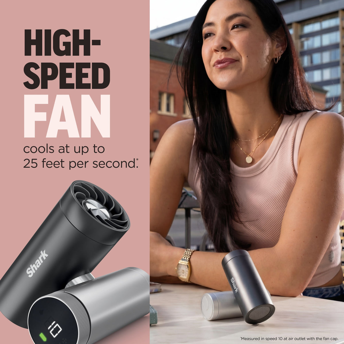 Shark ChillPill 3-in-1 Personal Cooling System, Carbon