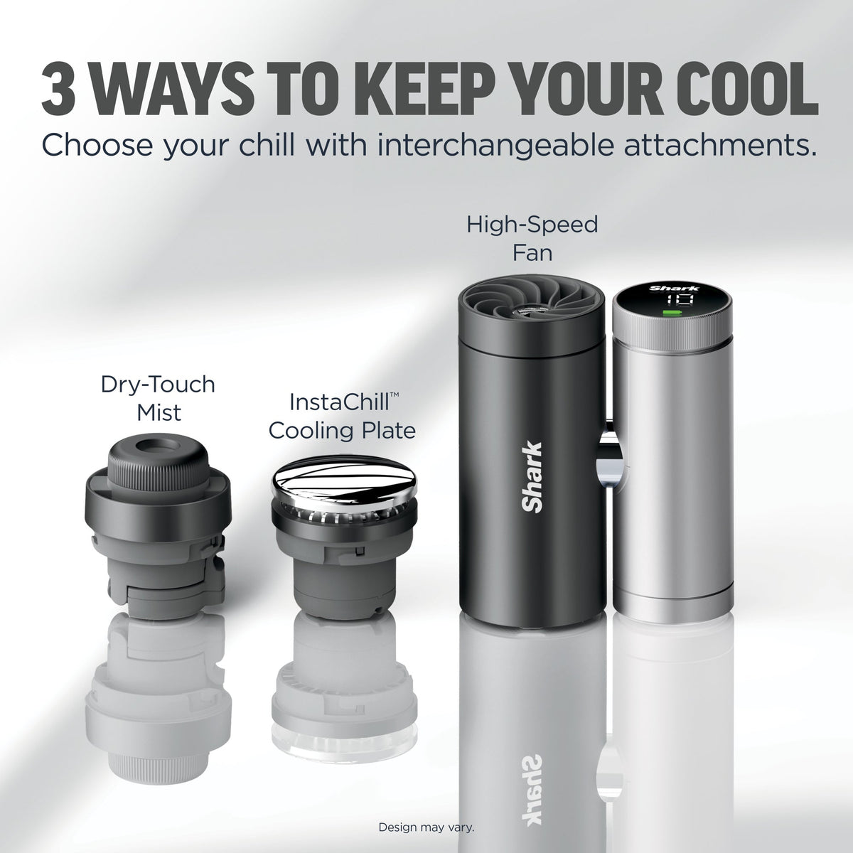 Shark ChillPill 3-in-1 Personal Cooling System, Carbon