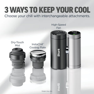 Shark ChillPill 3-in-1 Personal Cooling System, Carbon