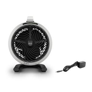 FlexBreeze HydroGo Misting Portable Fan in Dark Gray