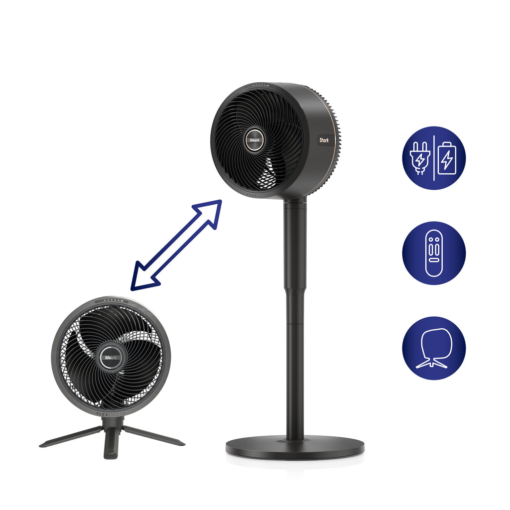 FlexBreeze Indoor & Outdoor Pedestal & Table Fan w/ Cover