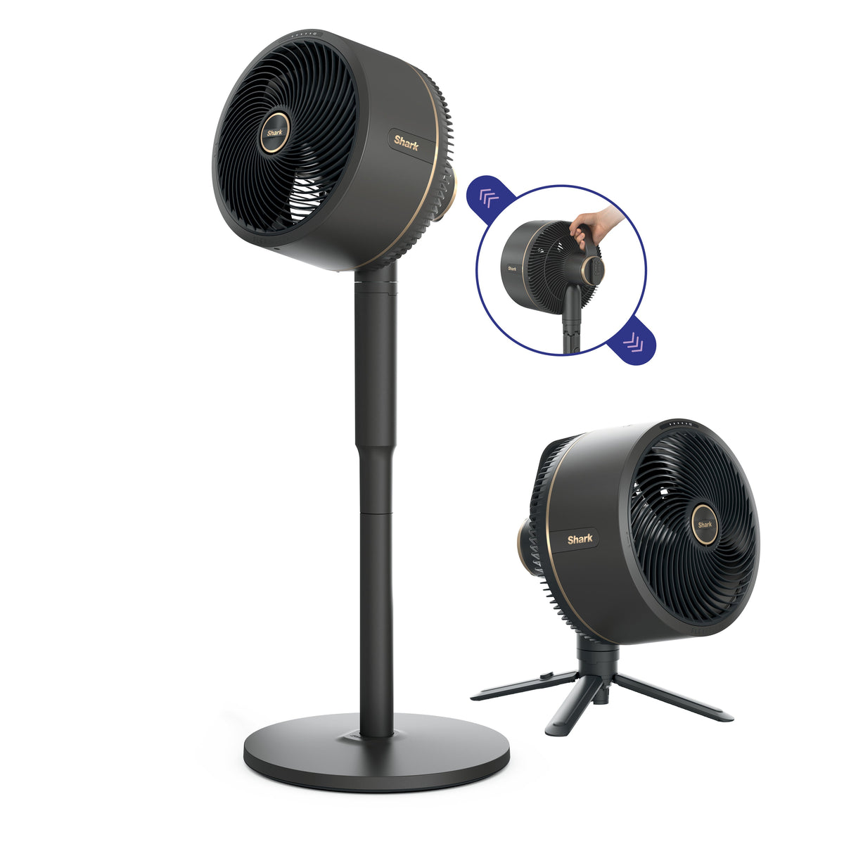 FlexBreeze Indoor & Outdoor Pedestal & Table Fan w/ Cover