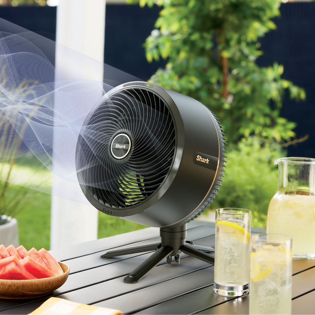 FlexBreeze Indoor & Outdoor Pedestal & Table Fan w/ Cover