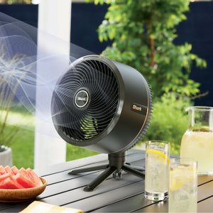 FlexBreeze Indoor & Outdoor Pedestal & Table Fan w/ Cover