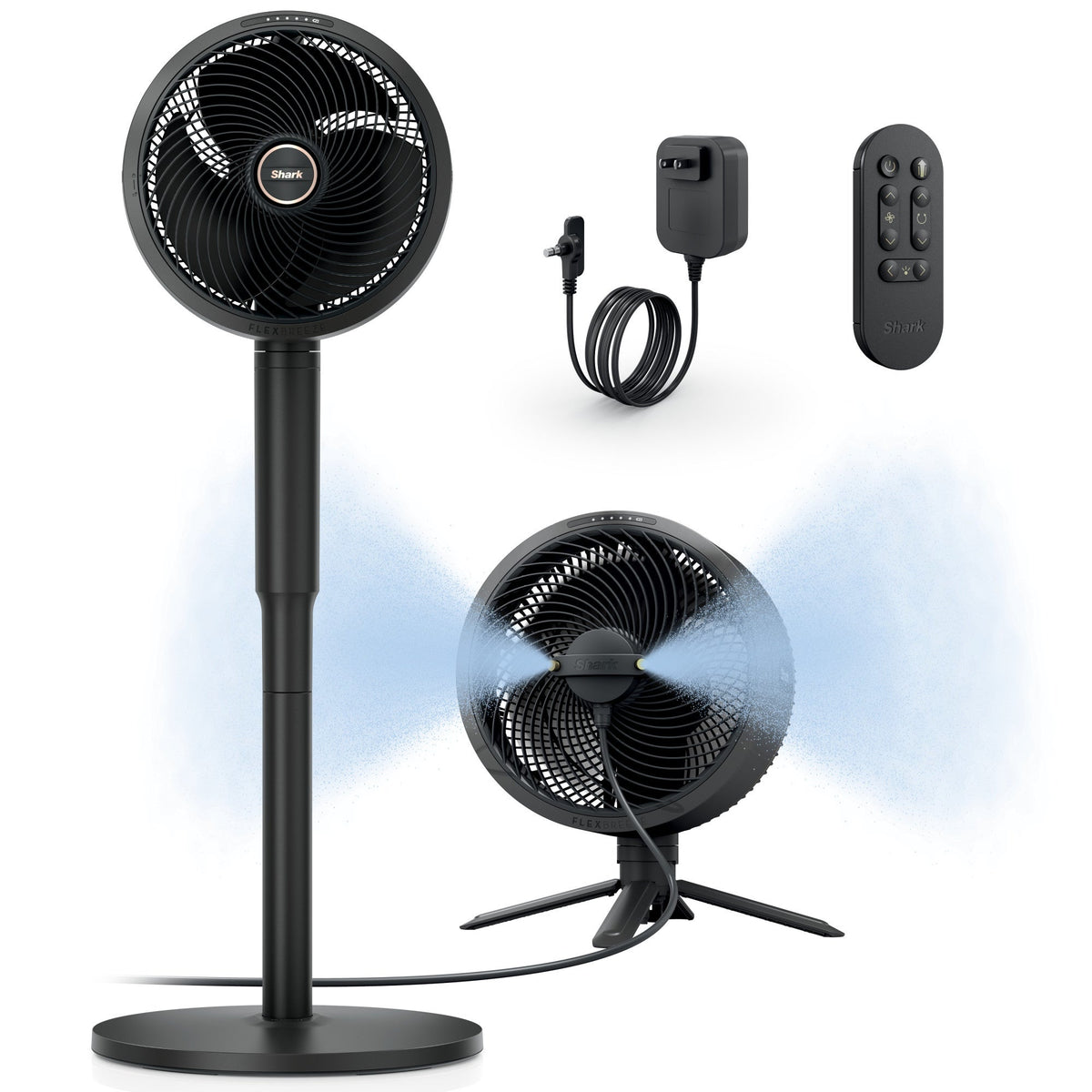 FlexBreeze Pedestal & Tabletop Indoor/Outdoor Fan w/ InstaCool Mist