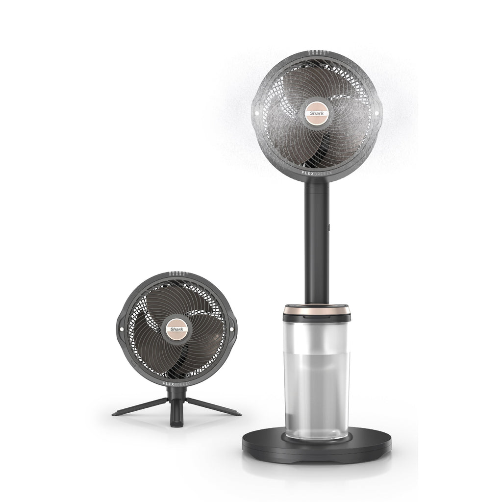 FlexBreeze Pro Mist Indoor & Outdoor Pedestal & Table Fan w/ Water Tank