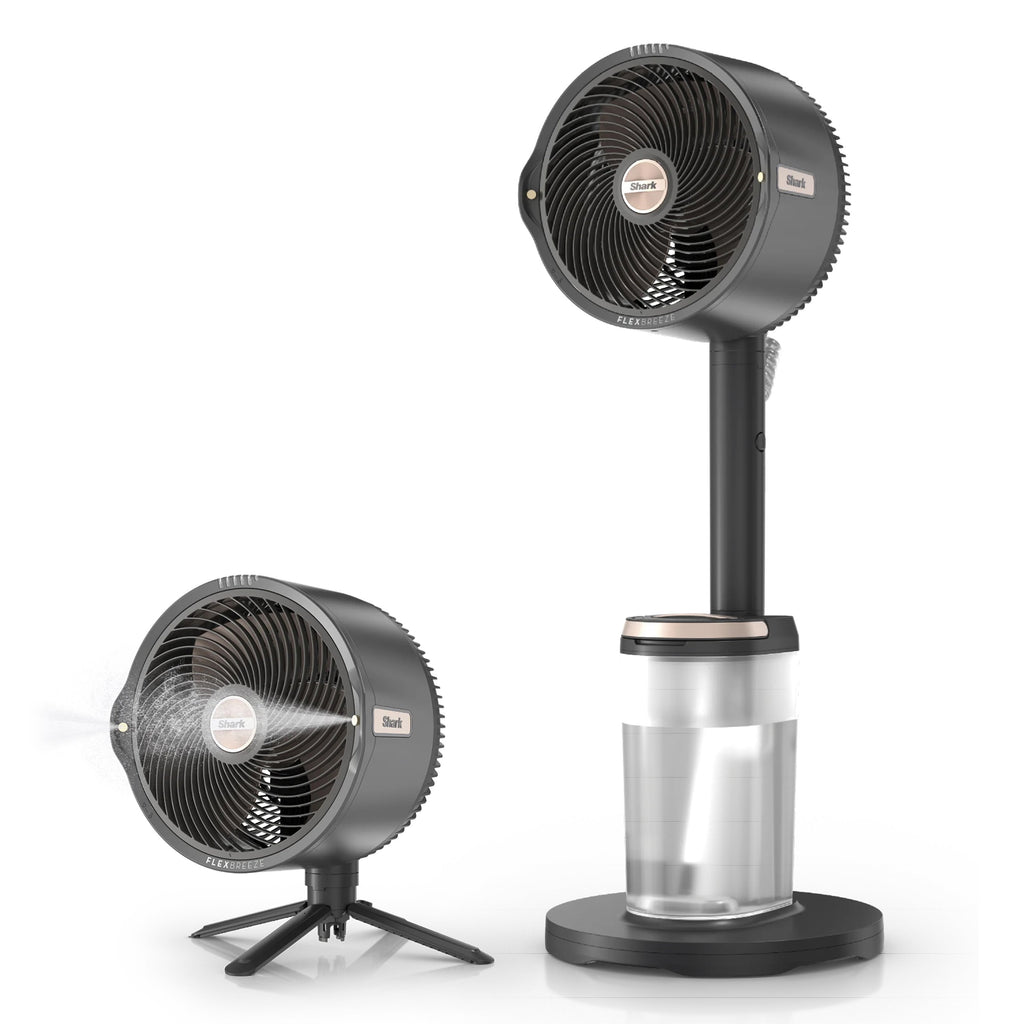 FlexBreeze Pro Mist Indoor & Outdoor Pedestal & Table Fan w/ Water Tank