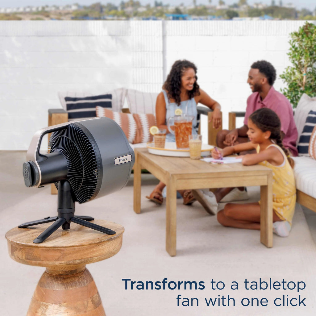 FlexBreeze Pro Mist Indoor & Outdoor Pedestal & Table Fan w/ Water Tank